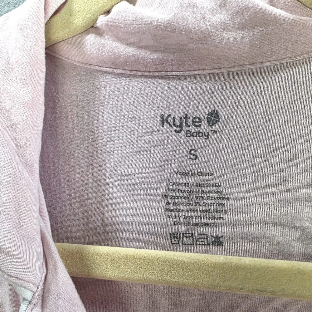 Kyte Baby Coquette Pajama Top Small Bamboo Soft Girl Sleepwear Pink Loungewear